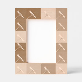 Elegante Vintage Blumenmotive Geätzte Rahmen