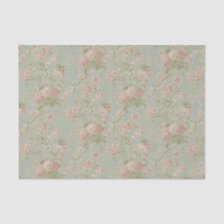 Elegante Vintage-Blumenrose Seidenpapier