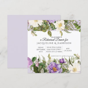 Elegante Vintage Botanische Pfingstrose Florale La Einladung