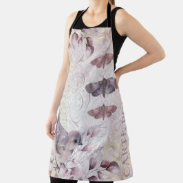 Elegante Vintage botanische Schürze