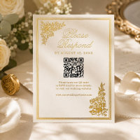 Elegante Vintage-Burgunder-Regency-Hochzeits-RSVP-