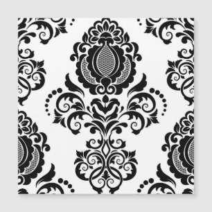 Elegante Vintage Damaske Nahtlose Textur Magnetkarte
