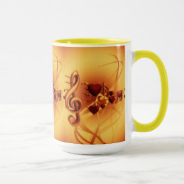 Elegante Vintage-Goldnoten Tasse