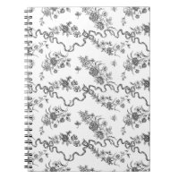 Elegante Vintage Gravierschwarze Rose und Ribbons