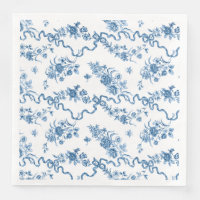 Elegante Vintage, gravierte blaue Rose und Ribbons