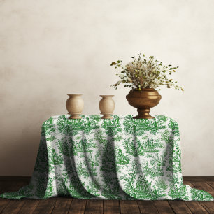Elegante Vintage grüne Kröte Tischdecke