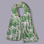 Elegante Vintage Grüntüte Schal<br><div class="desc">Vintages Retro-Grün Toile de jouy Scarf. Genießen Sie den Schrank mit der zeitlosen Eleganz von toile de jouy Vintagen Designs, inspiriert durch die exquisiten Motive der französischen heiß rosa Szenen. Diese ausgeklügelten Toile-Drucke sind im Augenblick ein Alltagswut, schöne Designs, die natürliche Schönheit und Charme bringen. Dieser modische Schal verbindet traditionellen...</div>