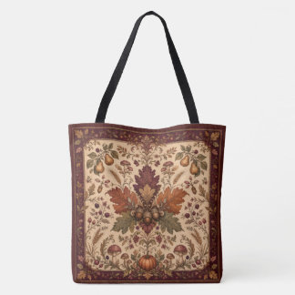 Elegante Vintage-Herbst-Textil-Quadrat-Tasche