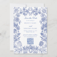 Elegante Vintage Hochzeit der französischen Blauen