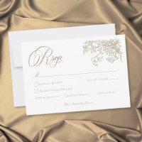 Elegante Vintage Hochzeit mit goldener Wappen-Gart