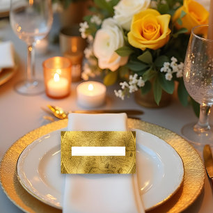 Elegante Vintage Hochzeit Platzkarte