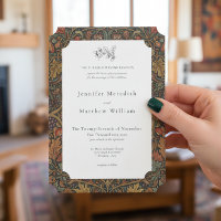 Elegante Vintage Hütte Botanische Hochzeit im Herb