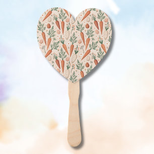 Elegante Vintage-Karotten mit Blüten und kleinen E Fächer