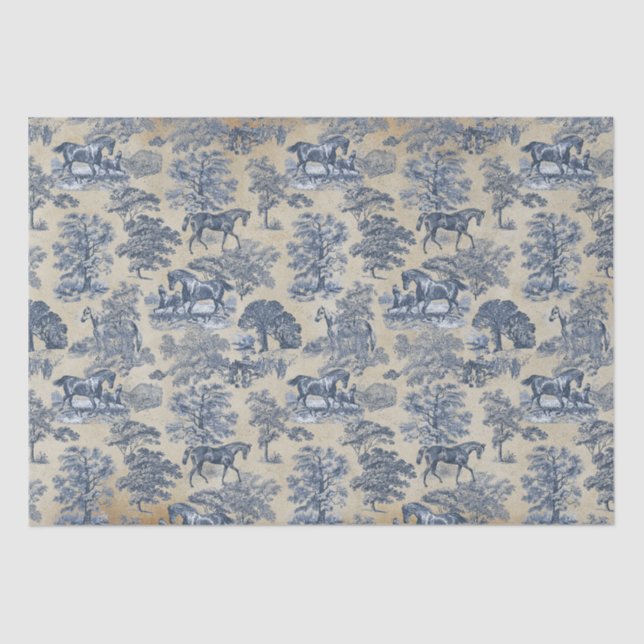 Elegante Vintage Kraft Seidenpapier (Vorderseite)