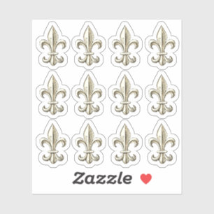 Elegante Vintage Lilie Einladung Aufkleber