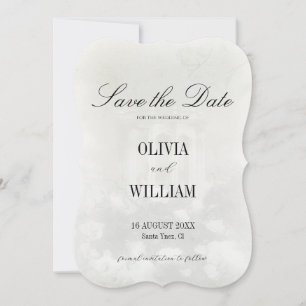 Elegante Vintage-Ölgemälde-Hochzeit  Save The Date