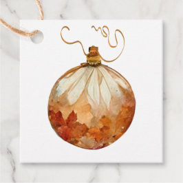 Elegante Vintage Ornament Weihnachtsgeschenk Tag Geschenkanhänger