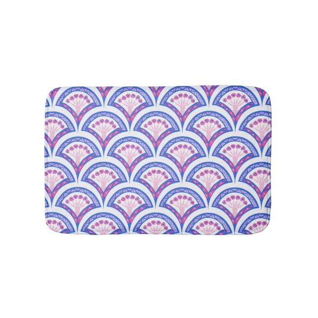 Elegante Vintage-Ornamentkunst Badematte (Vorderseite)