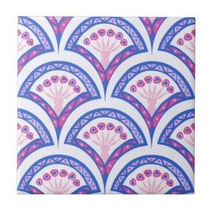 Elegante Vintage-Ornamentkunst Fliese