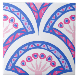 Elegante Vintage-Ornamentkunst Fliese
