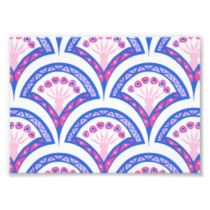 Elegante Vintage-Ornamentkunst Fotodruck