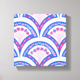 Elegante Vintage-Ornamentkunst Leinwanddruck
