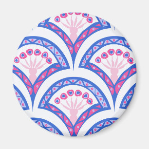 Elegante Vintage-Ornamentkunst Magnet
