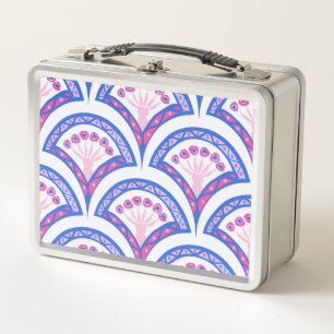 Elegante Vintage-Ornamentkunst Metall Brotdose