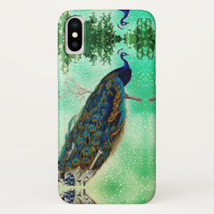 Elegante Vintage-Pfauen-Kunst Case-Mate iPhone Hülle