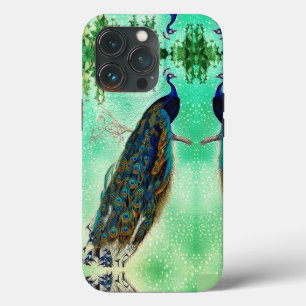 Elegante Vintage-Pfauen-Kunst Case-Mate iPhone Hülle