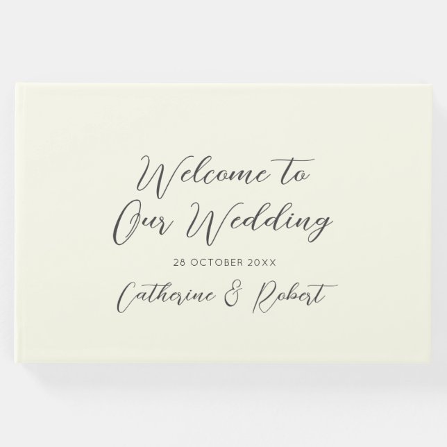 Elegante Vintage Rodeltour Gästebuch (Vorderseite)