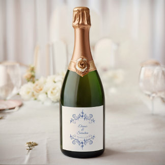 Elegante Vintage-Romanze Staubblau Florale Hochzei