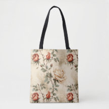 Elegante Vintage Rose Blume Beige Blumendesign
