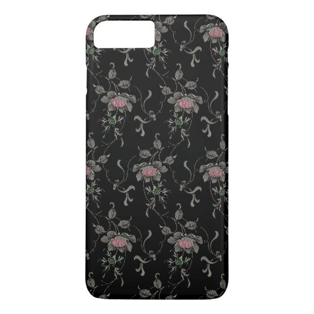 Elegante Vintage Rose Case-Mate iPhone Hülle (Rückseite)