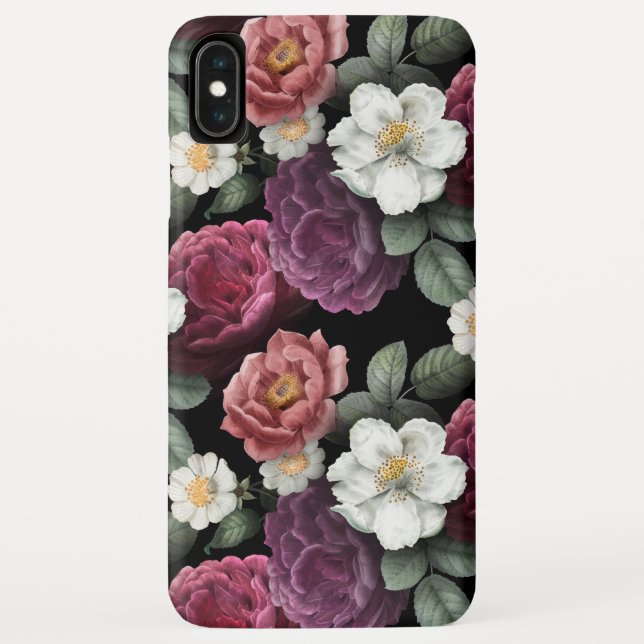 Elegante Vintage Rose Case-Mate iPhone Hülle (Rückseite)