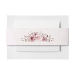 Elegante Vintage Rose Einladungsbanderole