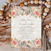 Elegante Vintage Rosenhochzeit