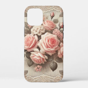 Elegante Vintage Rosenstraße mit Spitzen Case-Mate iPhone Hülle