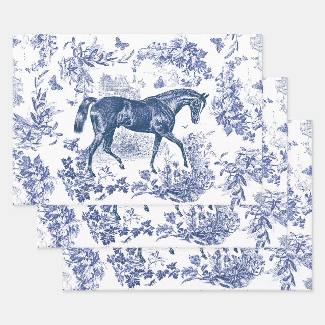 Elegante Vintage Rustikale Geschenkpapier Set (Set)