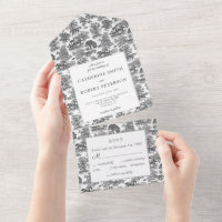 Elegante Vintage Schwarz-Weiß-Pferd-Toile