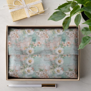 Elegante Vintage Shabby Chic inspirierte Hochzeit Seidenpapier