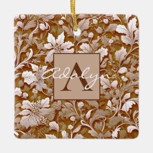 Elegante Vintage Terracotta boho Keramikornament