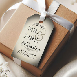 Elegante Vintage-Typografie im alten Stil für Hoch Geschenkanhänger