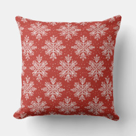 Elegante Vintage Weihnachts-Ornament Pillow Kissen