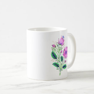 Elegante Violet Blume Tasse