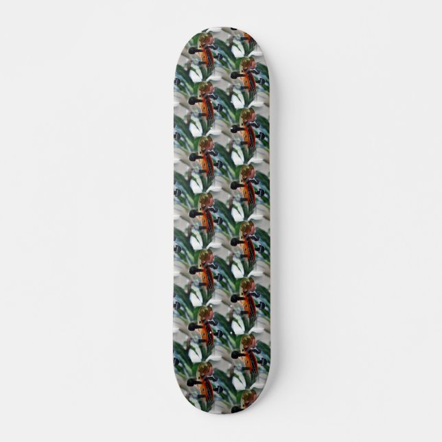 Elegante Violin Scroll Skateboard (Vorne)
