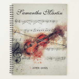 Elegante Violin Sheet Music Planer
