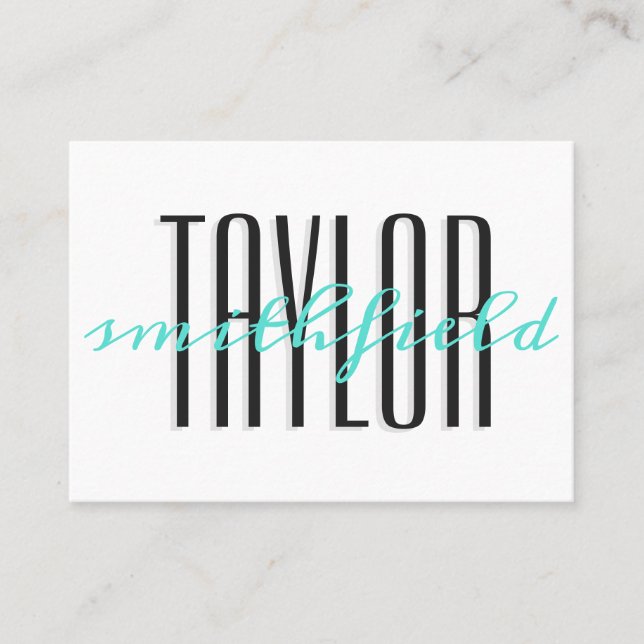 elegante Visitenkarte