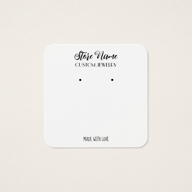 Elegante Visitenkarte (Vorderseite)