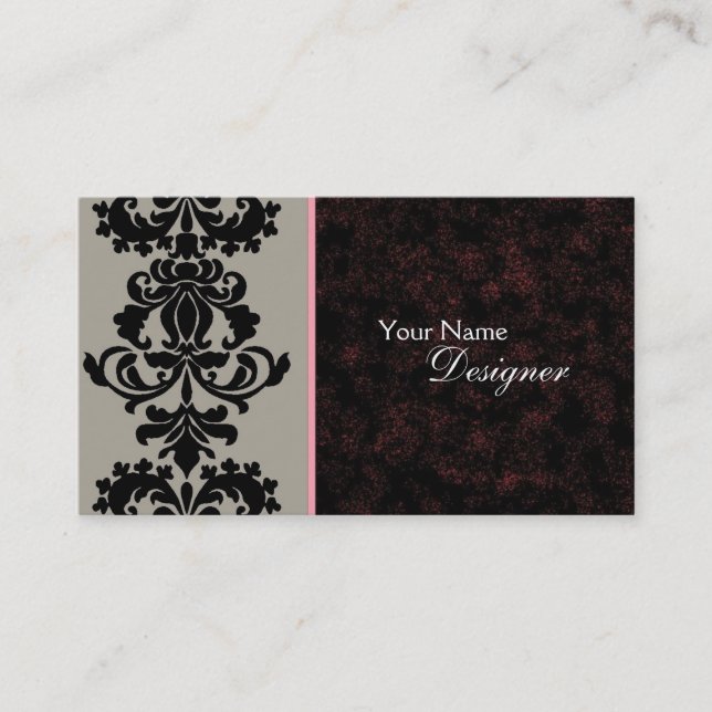 Elegante Visitenkarte (Vorderseite)